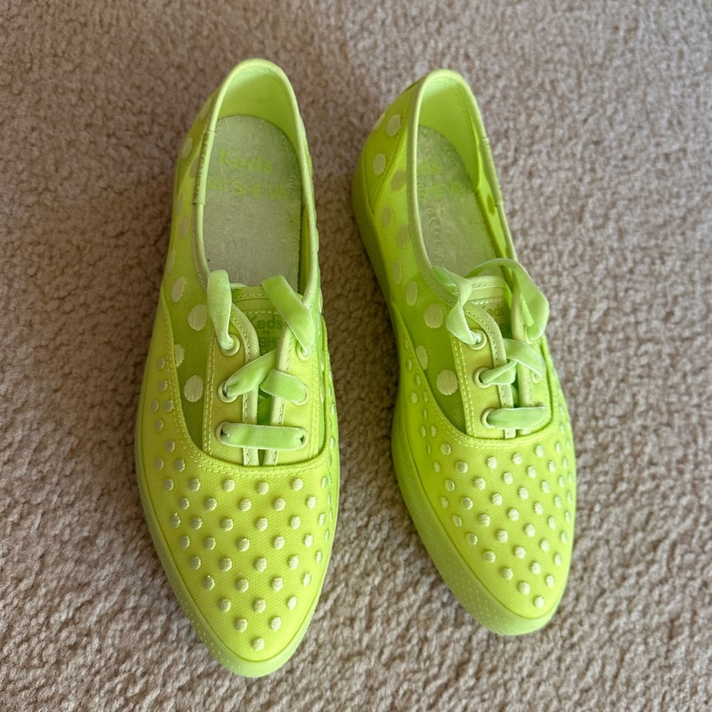 Keds x Batsheva Point Mesh Polka Dot Lace Up New Size 8 Never Worn
